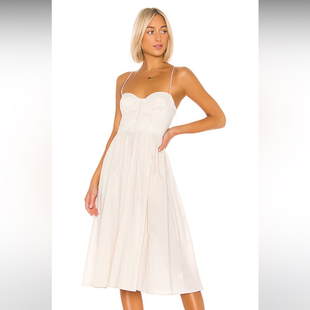 L’Academie Sonia Midi Dress•Sz M•Gently used
